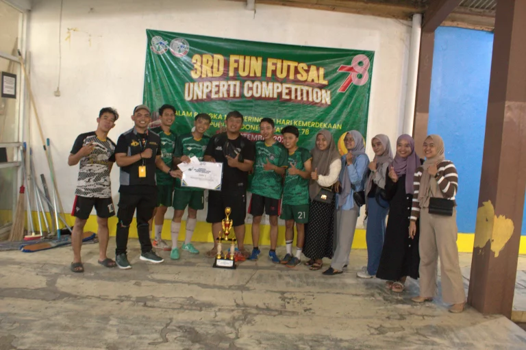 Akhirnya Perminan Fun Futsal Telah Dimenangkan oleh Tim Futsal UNPERTI