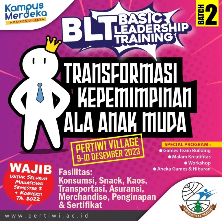 Pendaftaran Basic Leadership Training Batch 2 Telah Dibuka