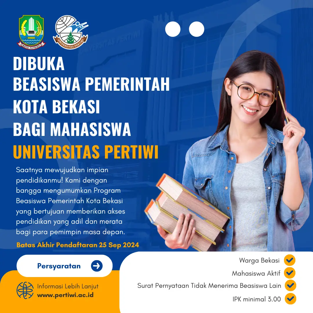 Beasiswa Pemerintah Kota Bekasi Tahun 2024