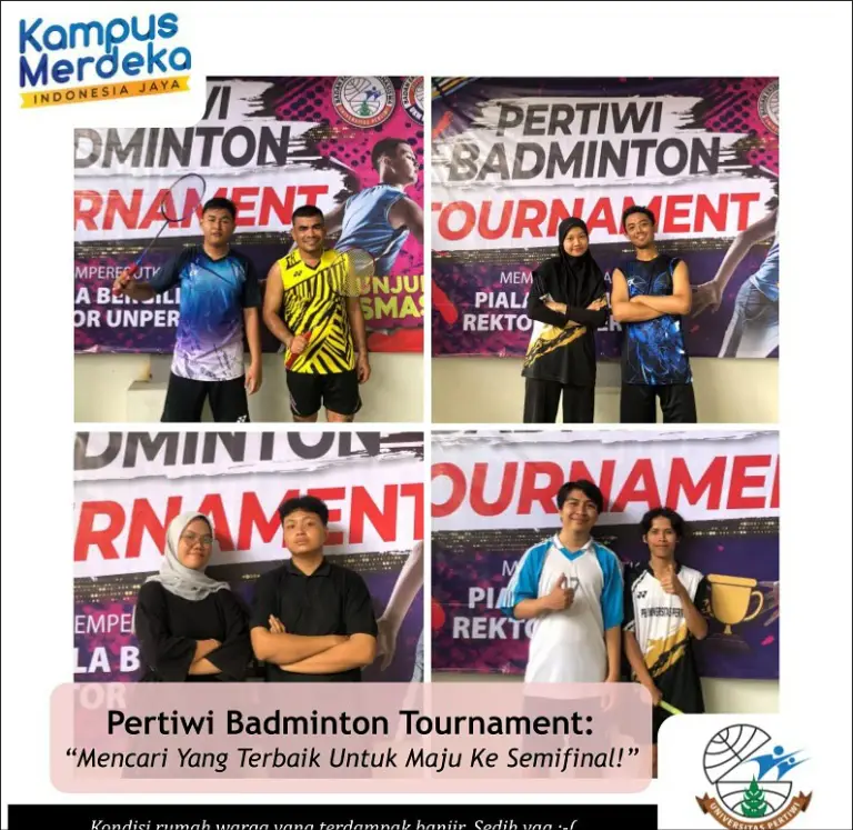 Pertiwi Badminton Tournament ke-7: Ajang Prestisius Memperebutkan Piala Bergilir Rektor Universitas Pertiwi